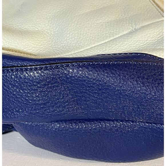 Pocketbook Oryani Tri Color Leather Shoulder Tote Double Shoulder Straps - Picture 5 of 12